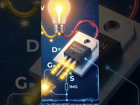 MISFIT Touch Lamp Circuit | DIY Touch Sensor Light Switch | Simple Electronics Project