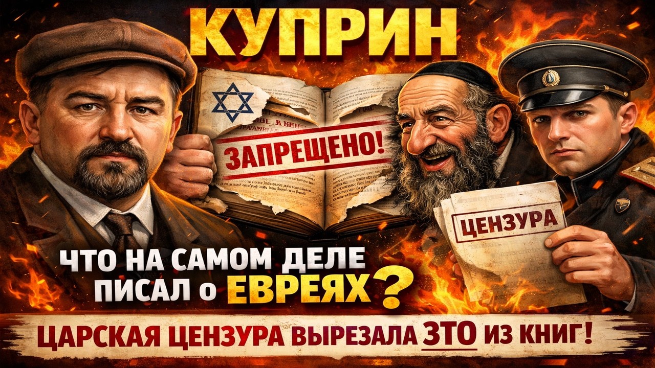 Куприн — Что на самом деле писал о евреях  Царская цензура вырезала это из книг