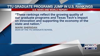 Texas Tech colleges rise in graduate program rankings