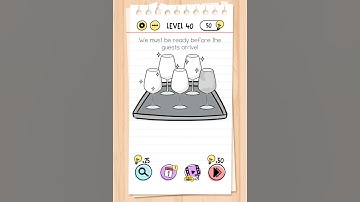 Brain Test Level 40 - We must be ready before the guests arrive #brainstorm #brain #game