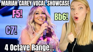 Vocal Coach Reacts: Mariah Carey Vocal Range Showcase (2022 Vocals): Bb2-F5-C7