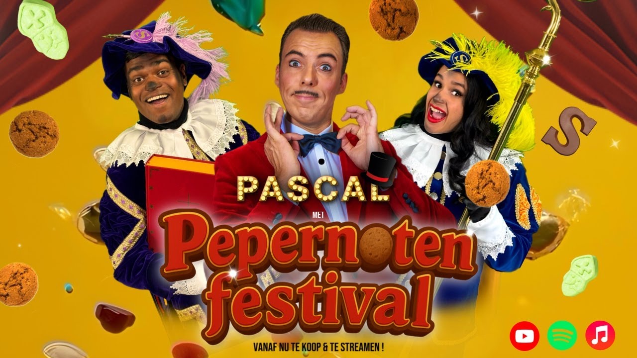 Pascal - Pepernotenfestival (officiële videoclip) Sinterklaashit 2025 ⎮Sinterklaasliedje