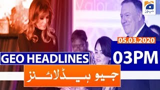 Download Lagu Geo Headlines 03 PM | 5th March 2020 MP3