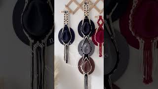 Macrame Cowboy Hat Hanger-Designed And Handmade By Macramebeautiful