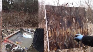 Beginner Plein Air Oil Painting Demo Landscape Art | Kyle Buckland |Cattails | Impressionism