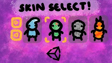 UNITY SKIN/CHARACTER SELECTION/CUSTOMISATION MENU EASY TUTORIAL