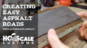 AK Interactive Terrains Asphalt (AK8013) - HO Scale Model Railroading
