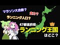 ランニング王国はどこ？ 47都道府県ランキング【大会数×人口割合×駅伝】
