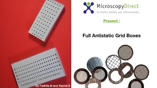 Grid storage boxes for TEM grids - full antistatic material
