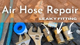 Leaking Air Hose Reel Swivel Hub Repair - Cheap DIY Fix 