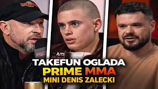 TAKEFUN OGLADA KONFERENCJE PRIME MMA - MINI DENIS ZALECKI VS DARO LEW (TRZECI PANEL)