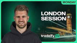 LONDON SESSION LIVE! | Tradeify TV | MONDAY 9/21/26