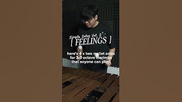 TWO MALLET solos that fit on 3 OCTAVE marimba! full videos on my channel ✨