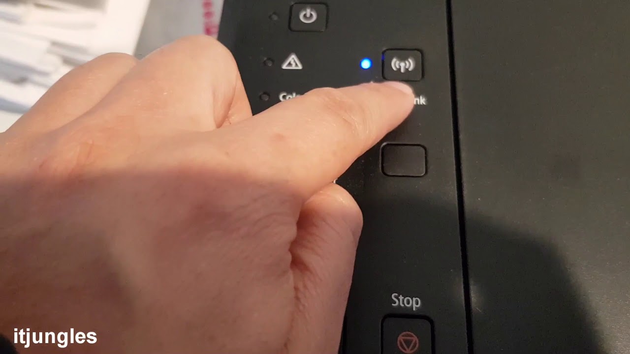 Canon Wireless MG28 Printer: How to Reset / Disconnect Wi-Fi Connection