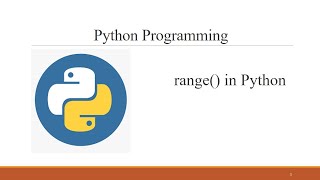 range() in Python