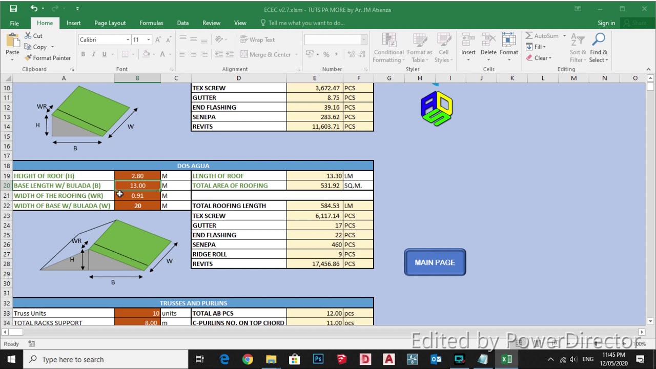 Easy Construction Estimates Calculator - YouTube