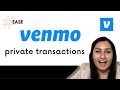 Make Venmo transactions private