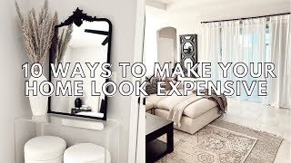 10 WAYS TO MAKE YOUR HOME LOOK MORE EXPENSIVE| CLOUD COUCH, POTTERY BARN,RESTORATION HARDWARE,ARHAUS