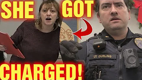 OFFICIAL CHARGED AFTER ATTACKING ME! 1ST AMENDMENT...