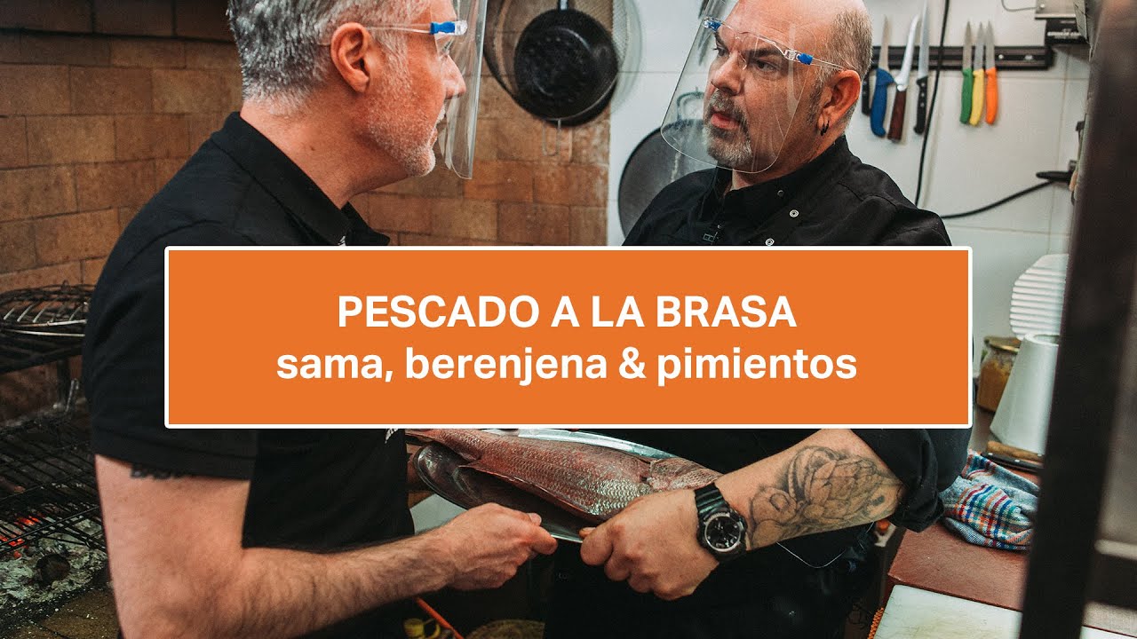 Cocinar pescado blanco a la Brasa - La sama