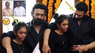 See How Rebel Star Prabhas CONSOLING His Sister About Krishnam Raju | News Buzz