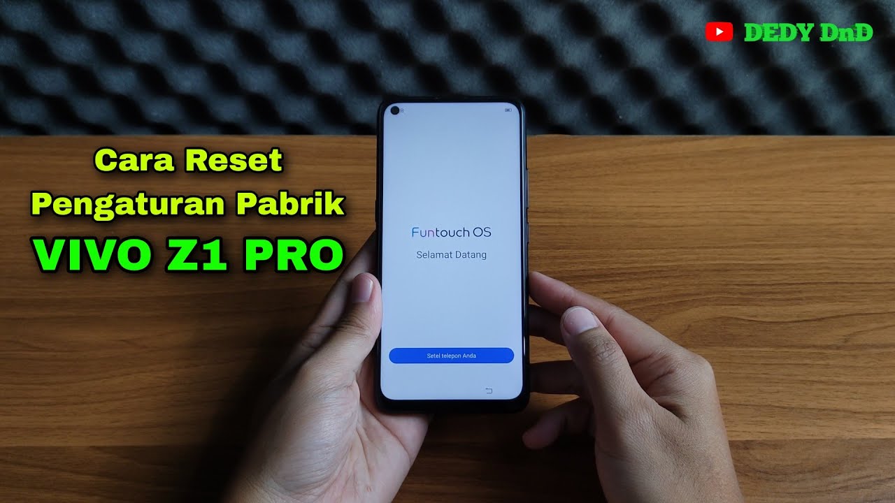 Cara Reset Hp Vivo Z1 Pro | Reset Ulang Pengaturan Pabrik - YouTube