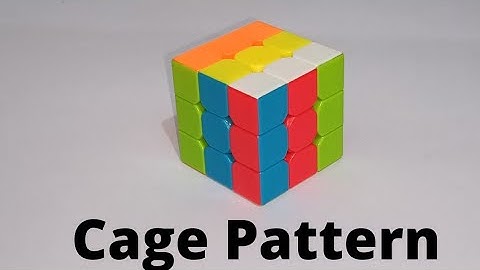 Make Cage Pattern on Rubik