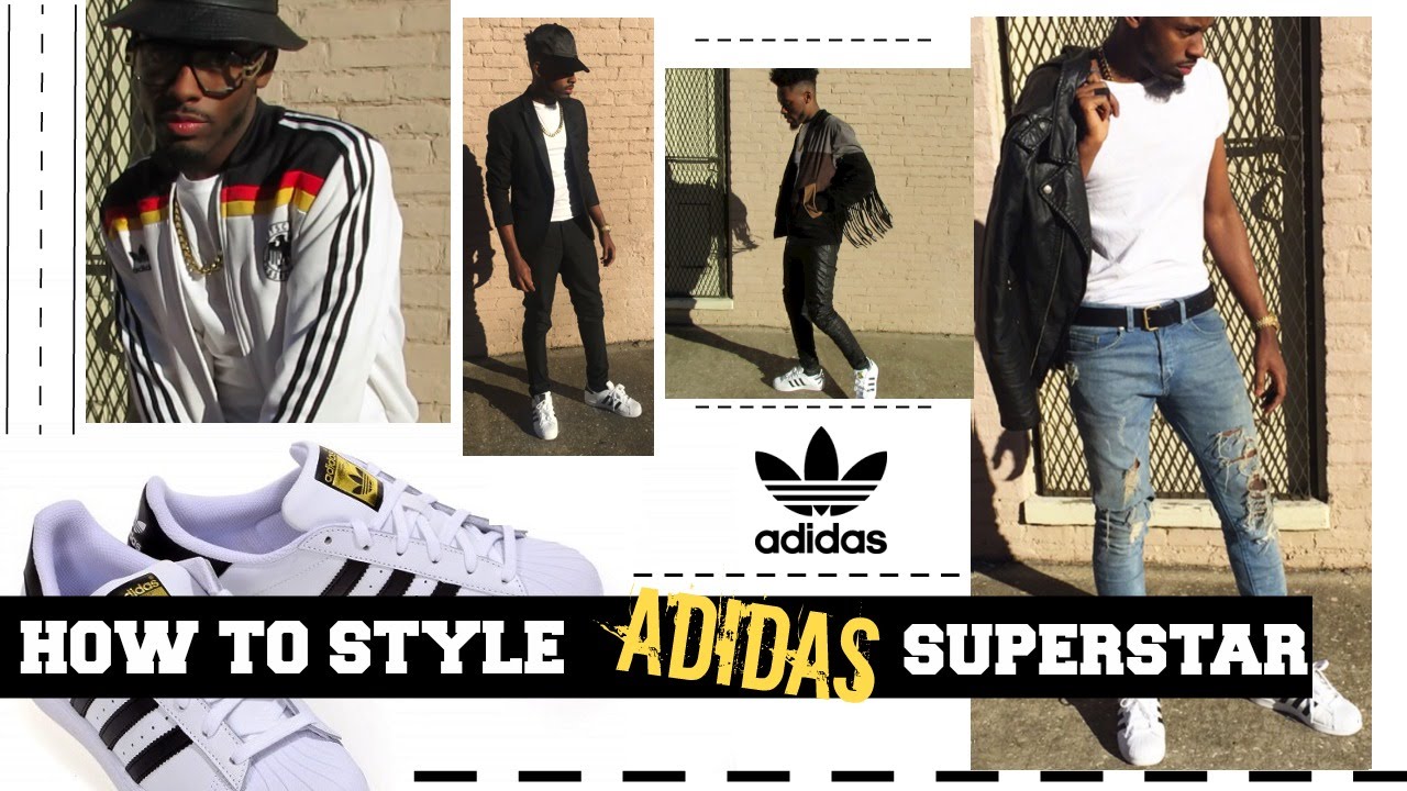 How to Style Adidas Superstar | On Foot - YouTube