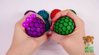 Learn Colors With Squishy Balls And Olie The Cub
