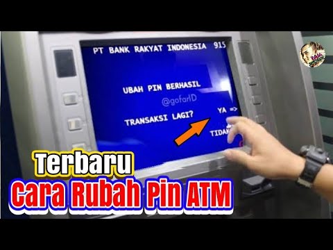 BAGAIMANA CARA GANTI PIN ATM BRI • TERBARU