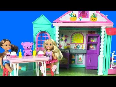 Barbie Chelsea YENİ Oyuncak Kulüp Evi | Bebekler ile Evcilik Oyunu | EvcilikTV