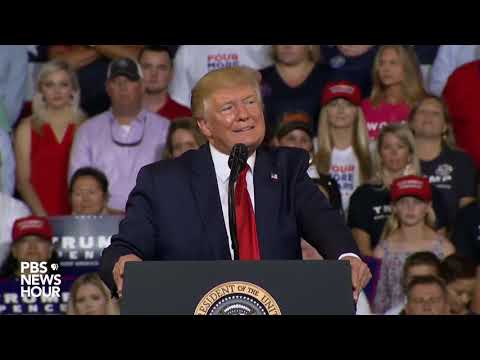 WATCH: Trump rally crowd chants 'send her back' after he criticizes Rep. Ilhan Omar