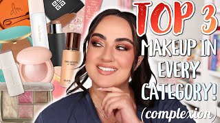 TOP 3 FAVES IN EVERY MAKEUP CATEGORY | Best COMPLEXION Products I’ve Ever Used!