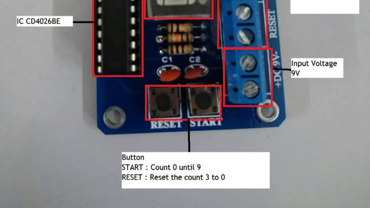 MB 41 Single Digit Up Counter Kit - YouTube