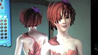 Sims 3 University Plant Sim Hair,Clothing Female&Male