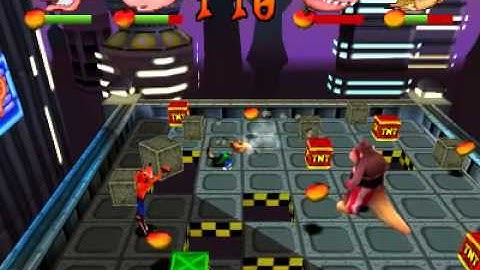 Crash Bash - Battle. Space Bash, Hard, 7cups, Crash pt2