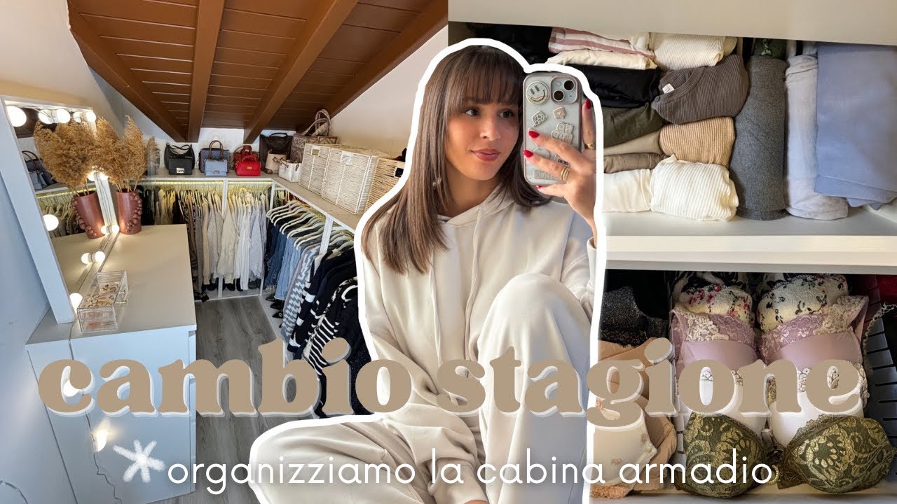 Cambio stagione autunno & inverno 🍁 e organizziamo la cabina armadio!