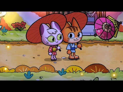 Sooooo Cute! — Kimono Cats Review - YouTube