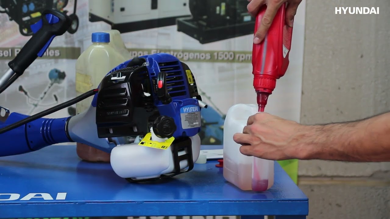 HYBC5200 Puesta en marcha desbrozadora HY HD