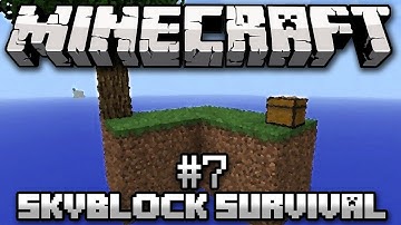 Minecraft: SkyBlock Survival Ep. 7 - Mob Trap Beginnings