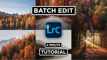 How to Batch Edit Photos in Lightroom Classic CC #2MinuteTutorials