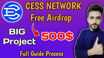 Cess Network Airdrop Step By Step Full Guide | Cess Network Airdrop Withdrawal | Free Airdrop 2025