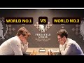 World No.1 Magnus Carlsen vs World No. 3 Fabiano Caruana Free Style Chess 2025