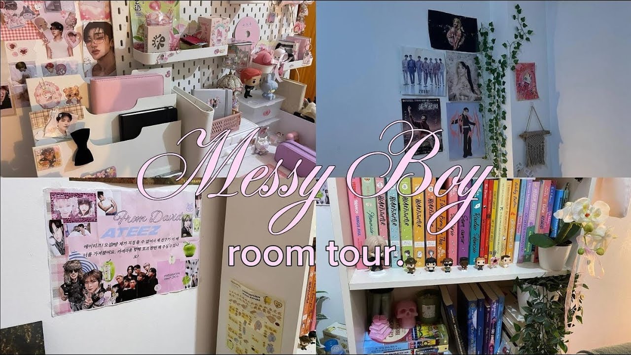messy boy room tour: cute deco + comfy space
