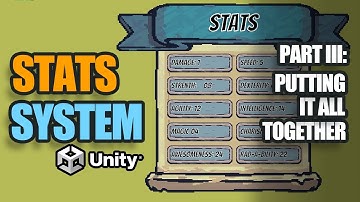 Creating A Stats System in Unity (Part III: Connecting the UI and Pausing)