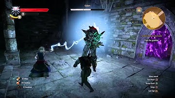 The Witcher 3 - Wandering in the Dark - How to Beat the Golem on Deathmarch
