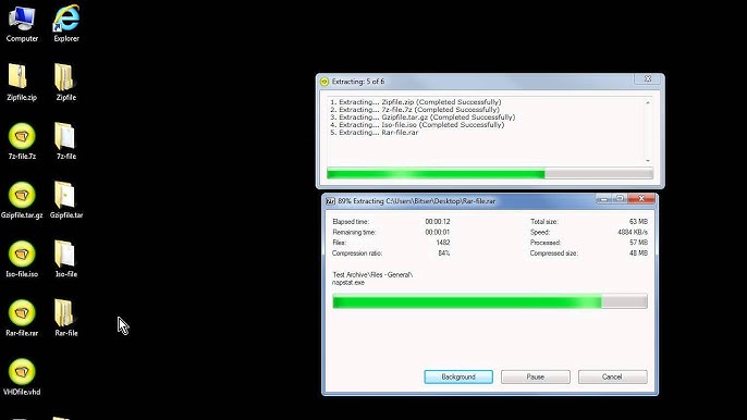 How To Extract Multiple Zip Rar Or 7zip Files Youtube