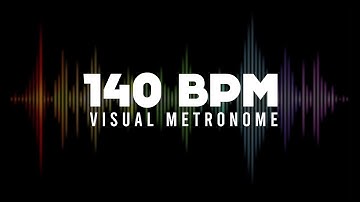 140 BPM Metronome (Visual Metronome / Click Track)