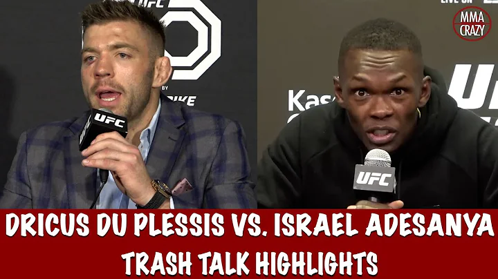 Dricus Du Plessis vs. Israel Adesanya Trash Talk Highlights UFC 305