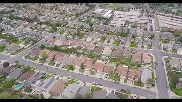 Drone view settlement